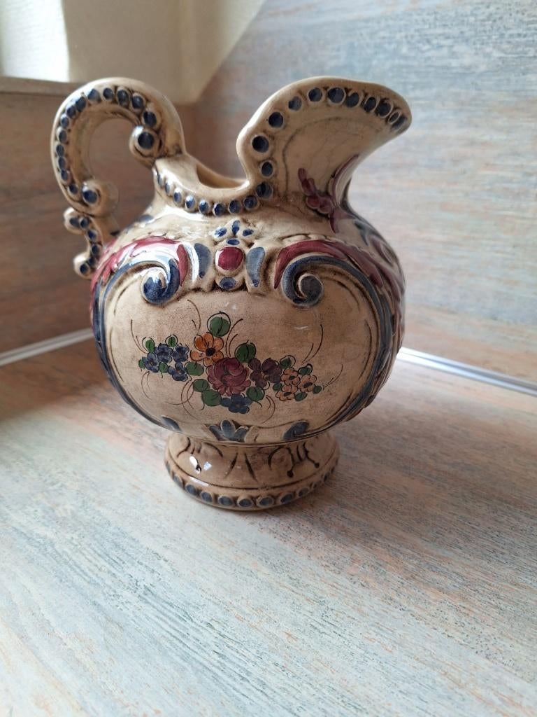 Belgisch Porseleinen Vaas 20 cm hoog, Antiek en Kunst, Ophalen