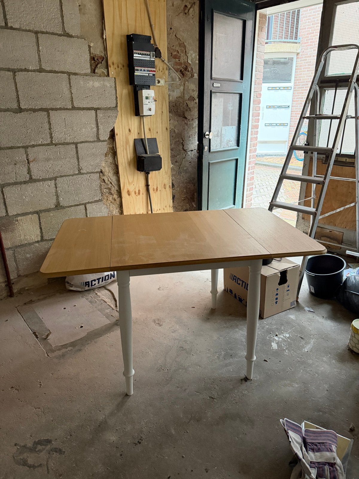 IKEA DANDERYD eettafel 74/134x80 cm, Ophalen, Gebruikt, 100 tot 150 cm, 50 tot 100 cm