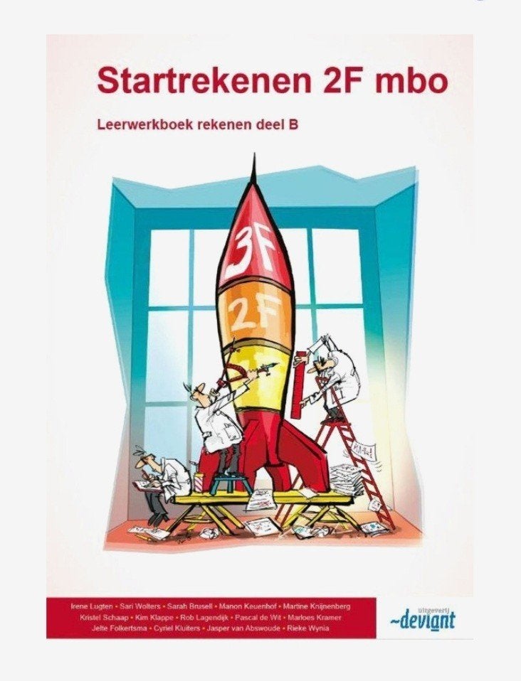 Startrekenen 2F MBO Leerwerkboek deel B ISBN: 9789491699917, Boeken, Studieboeken en Cursussen, Ophalen of Verzenden, Zo goed als nieuw