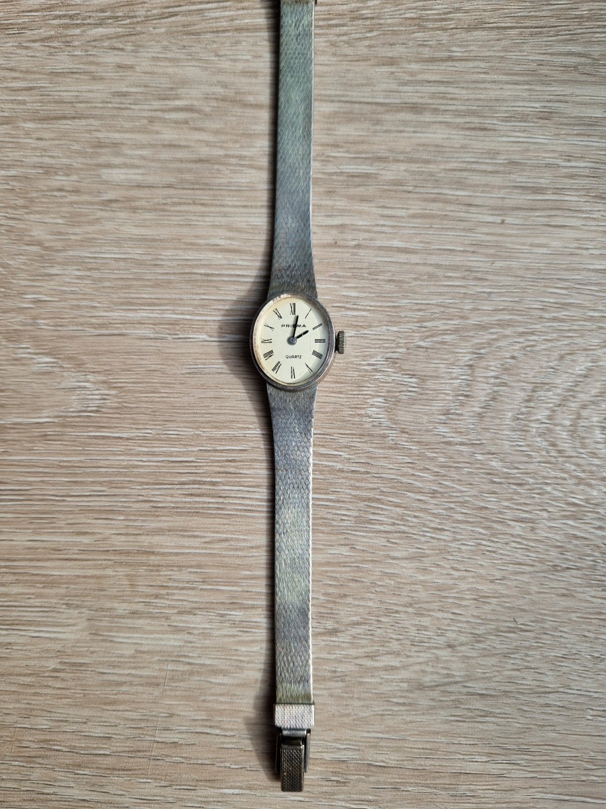 Prisma Dames Horloge - Elegant en Tijdloos Design, Sieraden, Tassen en Uiterlijk, Horloges | Dames, Overige merken, Staal, Gebruikt