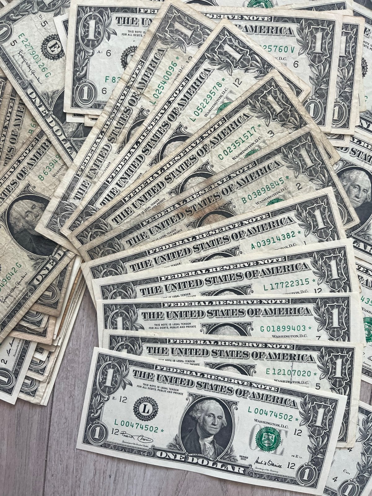 US Dollar Starnotes - Verschillende Jaren, Ophalen of Verzenden, Noord-Amerika, Setje