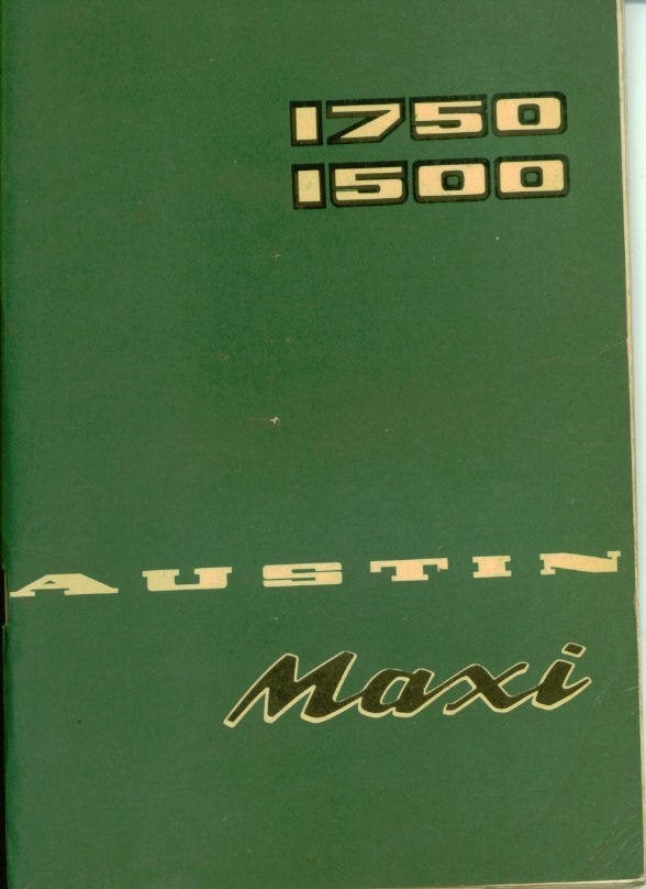 Oldtimer handleiding Austin Maxi 1975 -1978, Ophalen of Verzenden