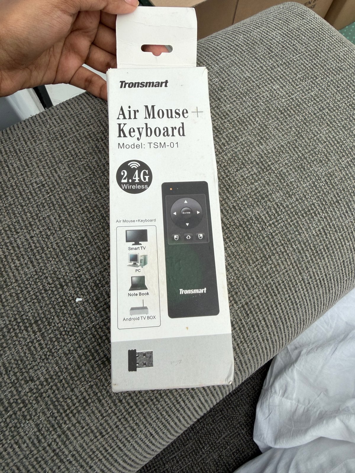 Tronsmart Air Mouse + Keyboard TSM-01 2.4G Wireless, Universeel, Pc, Ophalen of Verzenden, Zo goed als nieuw