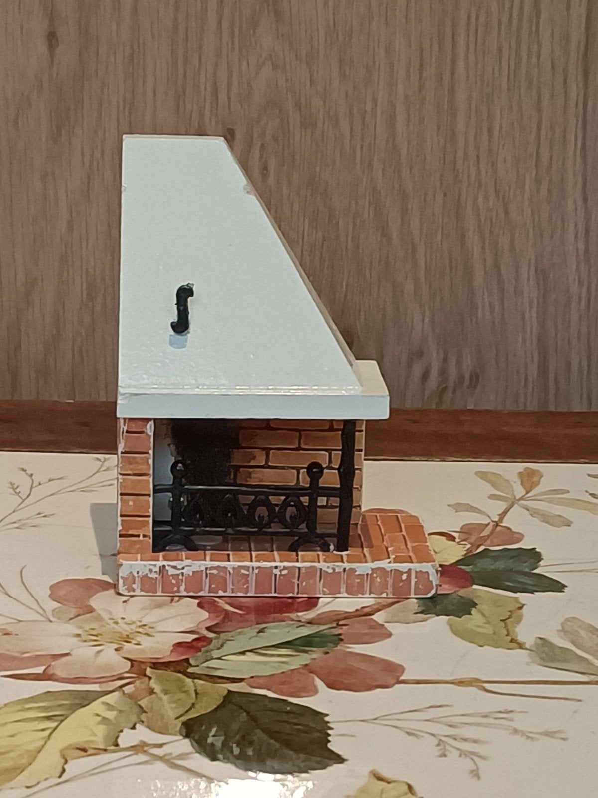 Vintage Lundby haardje poppenhuis jaren '70, Verzamelen, Poppenhuizen en Toebehoren, Ophalen of Verzenden, Gebruikt, Poppenhuis
