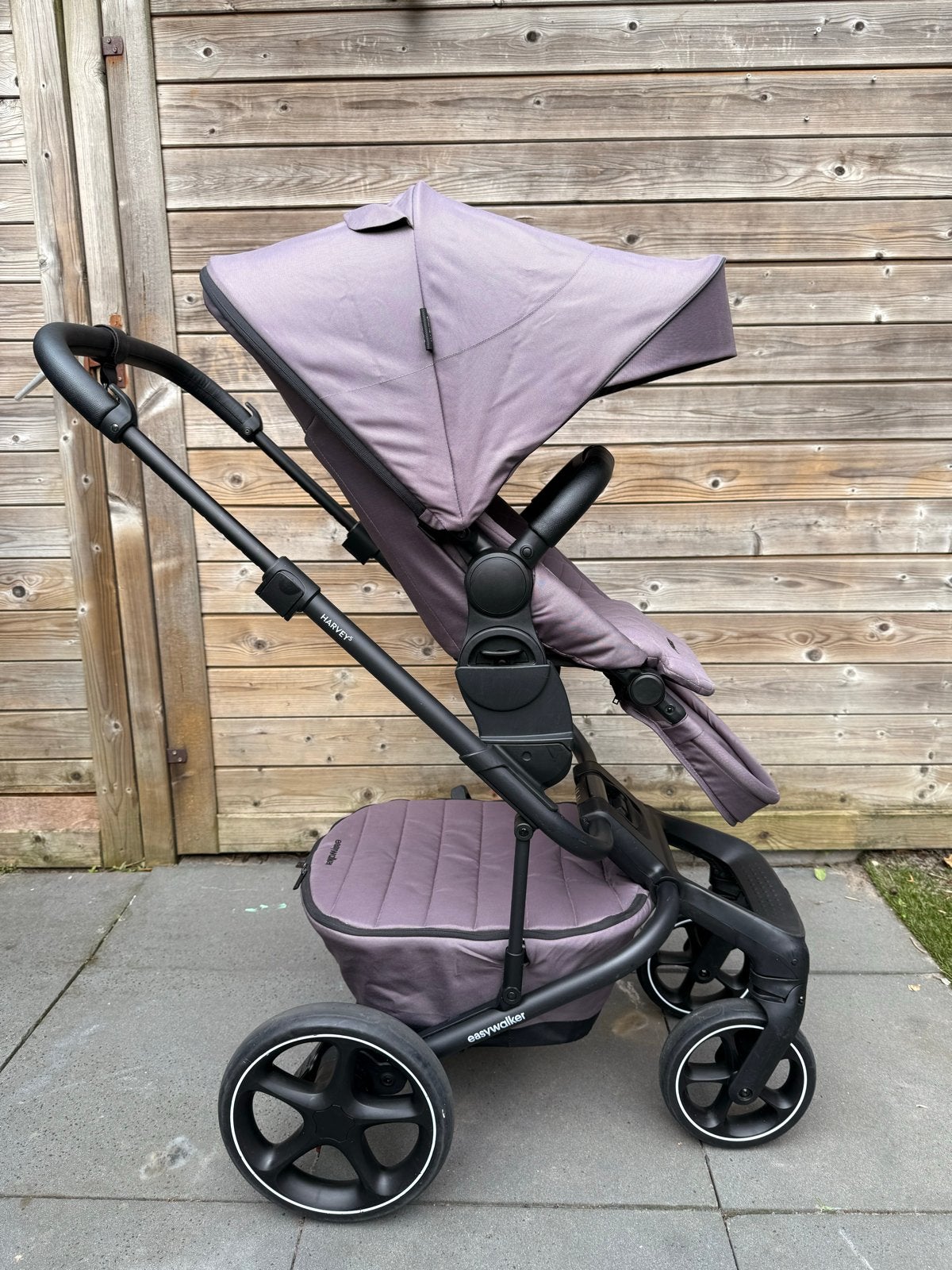 Easywalker Harvey 5 Premium Kinderwagen Granite Purple Paars, Zo goed als nieuw, Combiwagen, Met reiswieg, Ophalen