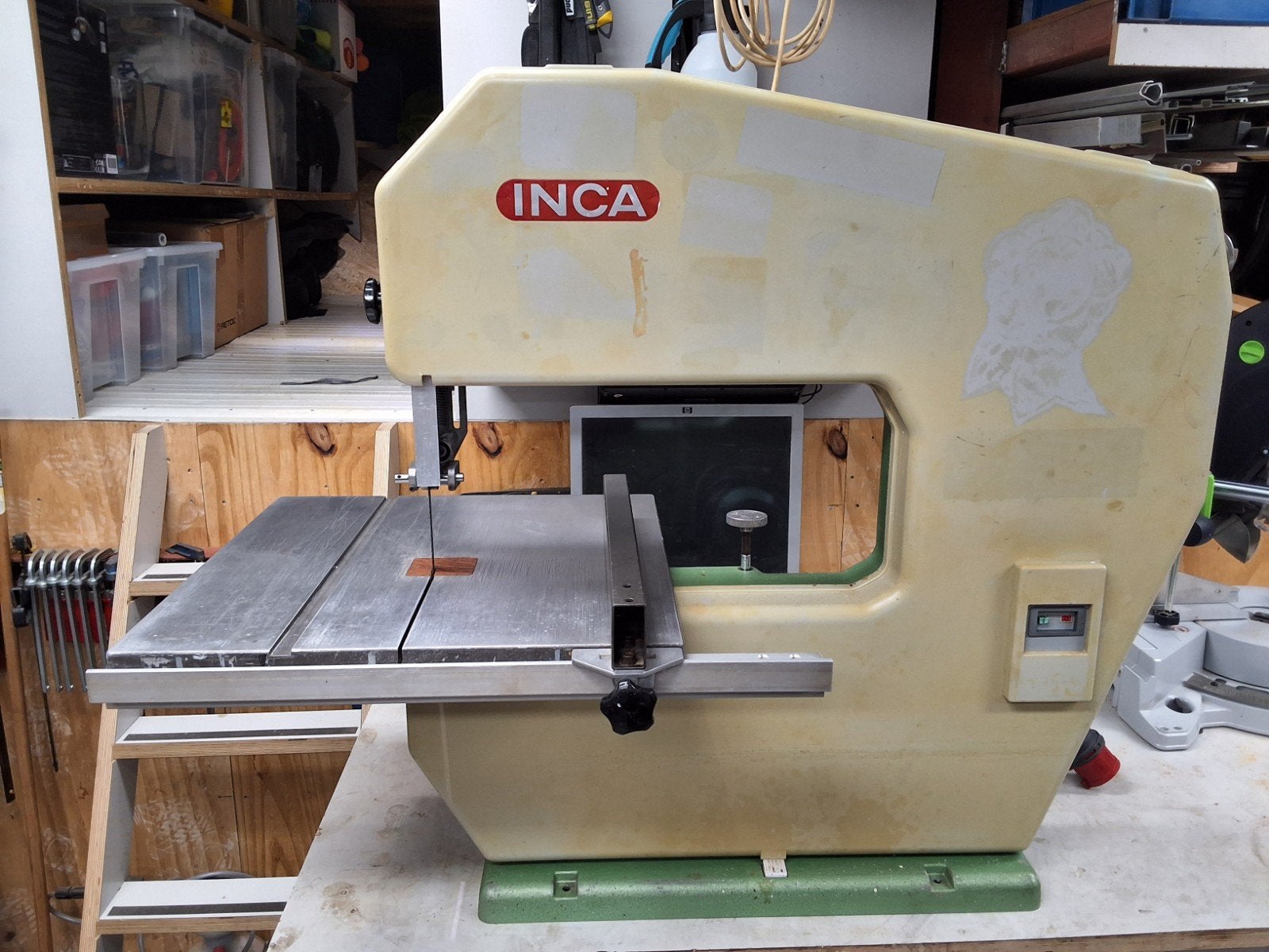 INCA Expert 500 lintzaag, Ophalen, Gebruikt, 70 mm of meer, 600 tot 1200 watt