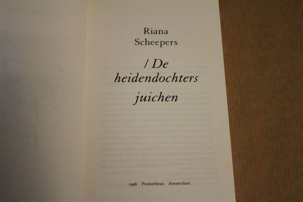 De heidendochters juichen. Riana Scheepers. Gesigneerd !!, Ophalen of Verzenden, Zo goed als nieuw