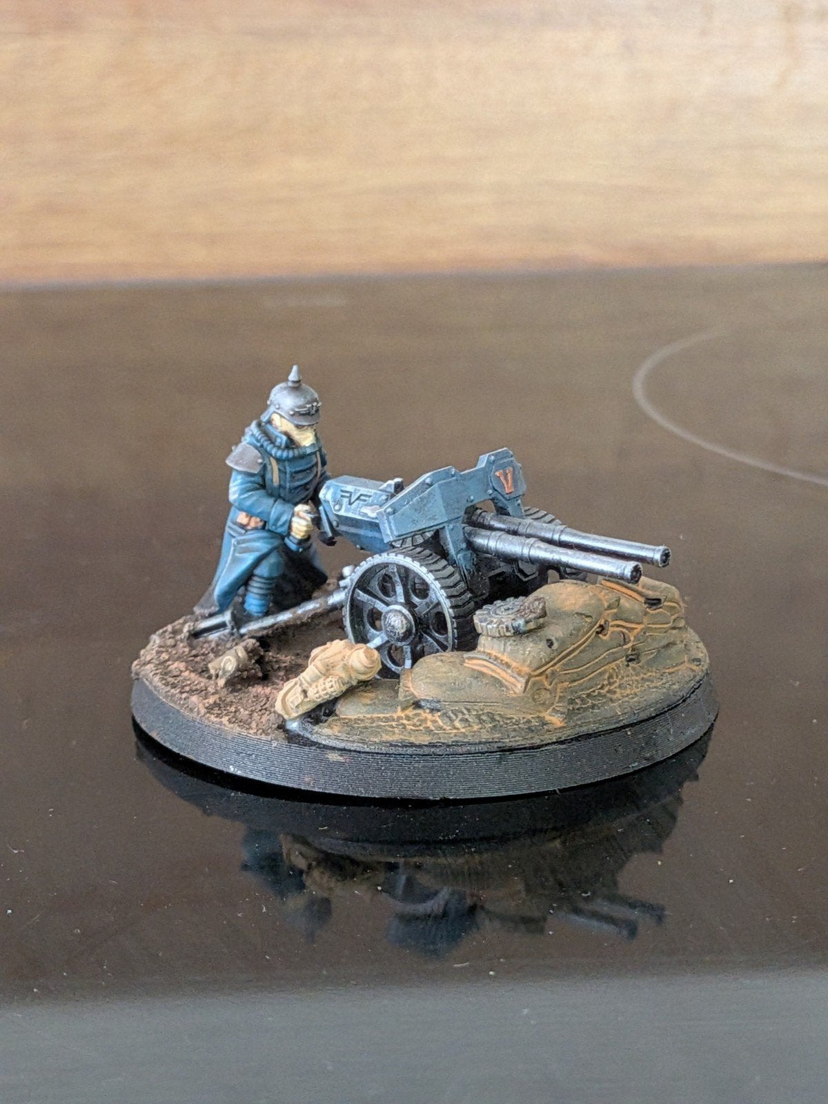 Death Korps of Krieg Autocannon Team (Astra Militarum), Hobby en Vrije tijd, Wargaming, Ophalen of Verzenden, Zo goed als nieuw