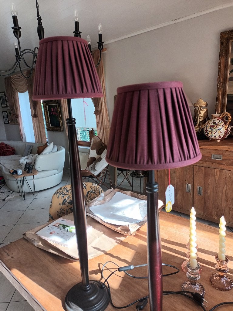 Judeco tafellamp 2/stuks , prachtstuks , groot, Huis en Inrichting, Ophalen, E27 (groot), Zo goed als nieuw, Klassiek