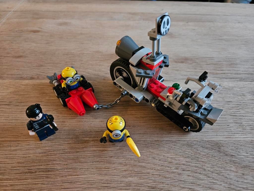 LEGO Minions 75549 Enerverende Motorachtervolging, Ophalen of Verzenden, Zo goed als nieuw, Complete set, Lego