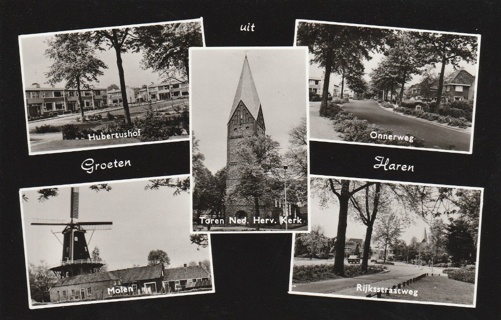 Haren, Verzenden, 1960 tot 1980, Ongelopen, Groningen