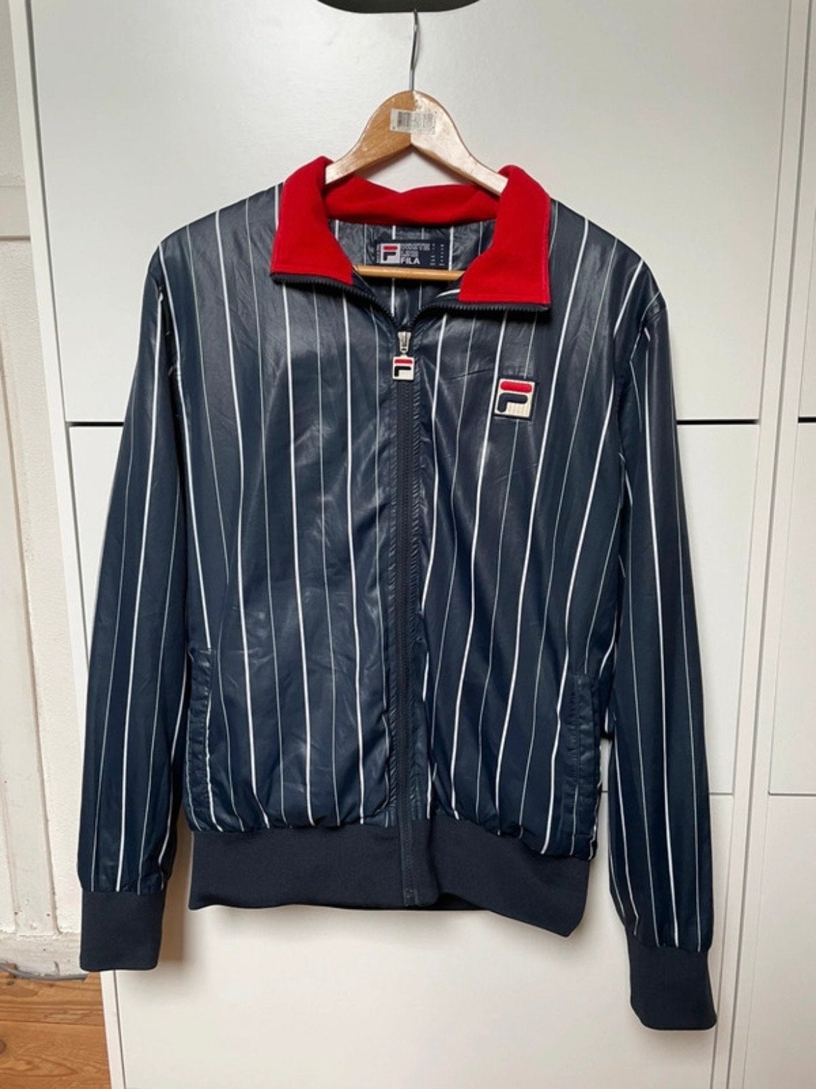 Fila White Line Windjack Maat M, Kleding | Heren, Verzenden, Zo goed als nieuw, Maat 48/50 (M), Blauw
