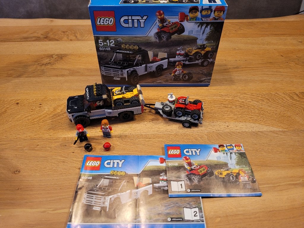 LEGO City ATV Raceteam (60148), City, Inclusief instructies, Lego, Ophalen of Verzenden