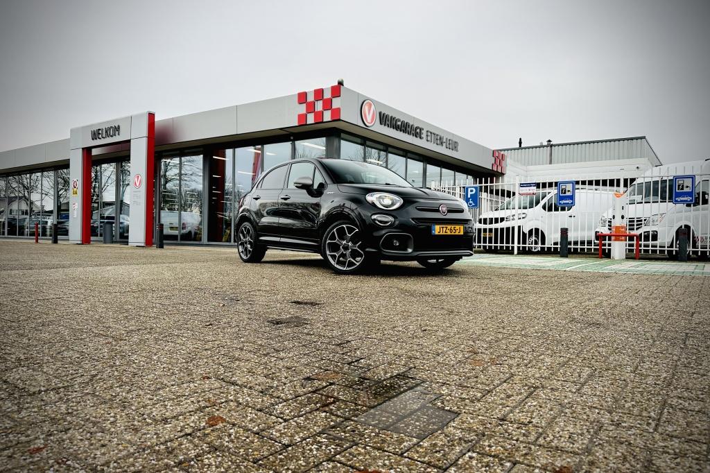 Fiat 500X 1.3 150PK Sport | CAMERA | CARPLAY + ANDROID | ADA, Auto's, 12 maanden, Gebruikt, 4 cilinders, Zwart
