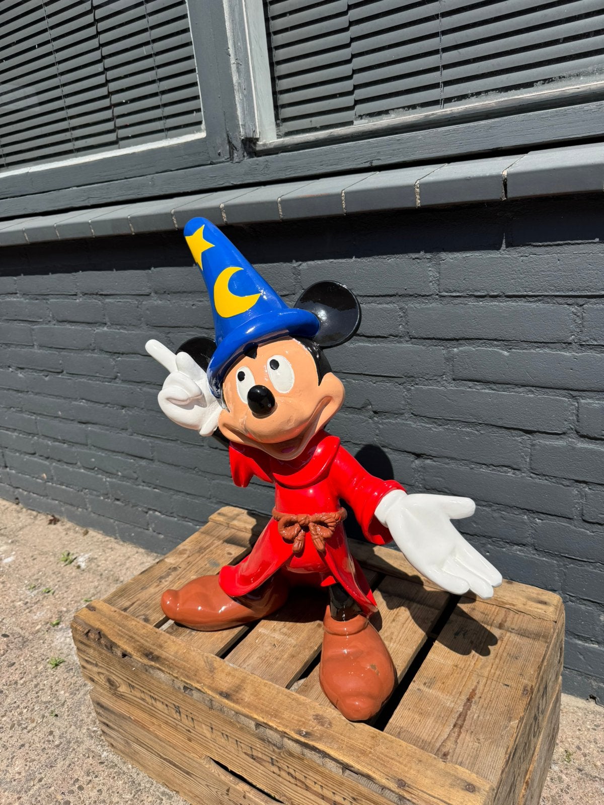 Groot Beeld Mickey Mouse Tovenaarsleerling Disney Fantasia, Ophalen, Beeldje of Figuurtje, ., Zo goed als nieuw