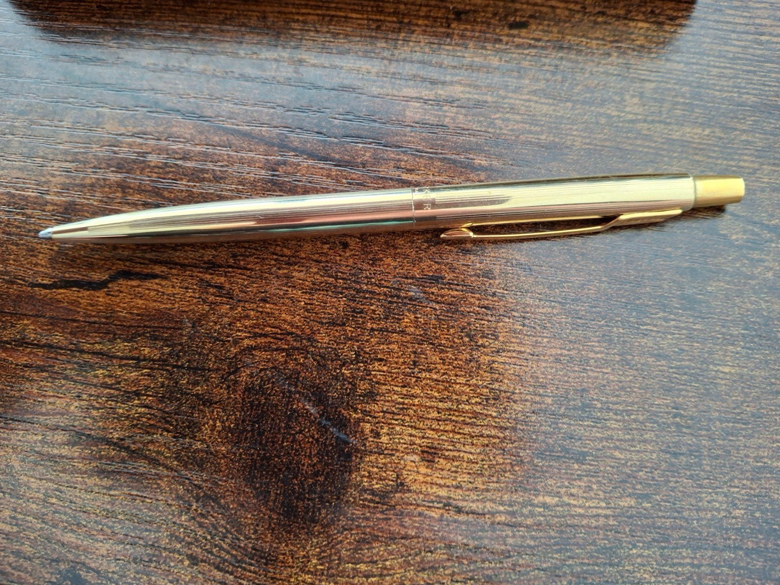 Vintage vergulde parker pen., Ophalen of Verzenden, Zo goed als nieuw, Balpen, Parker
