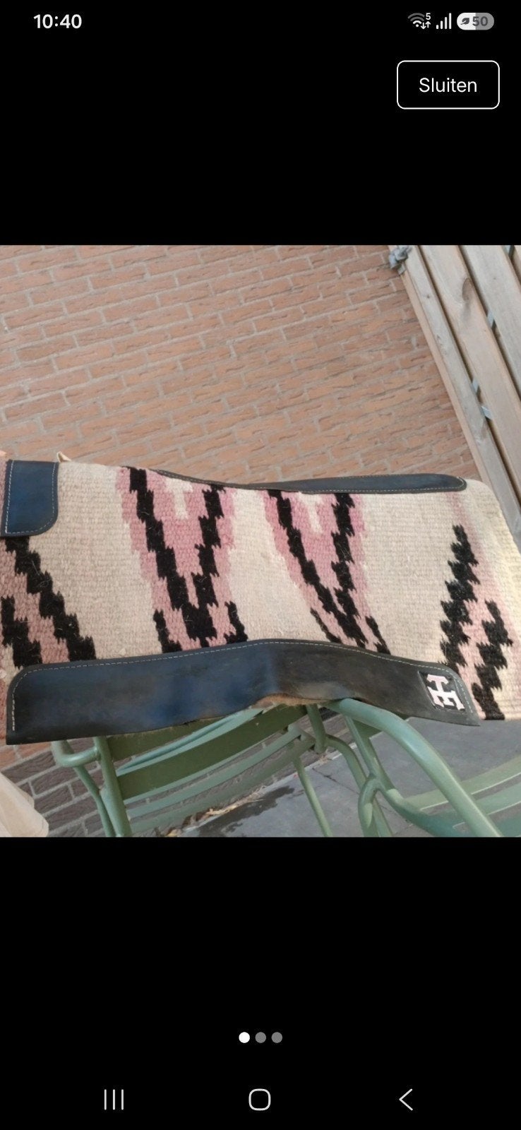 Westernpad, Ophalen of Verzenden, Gebruikt, Roze, Zadelpad