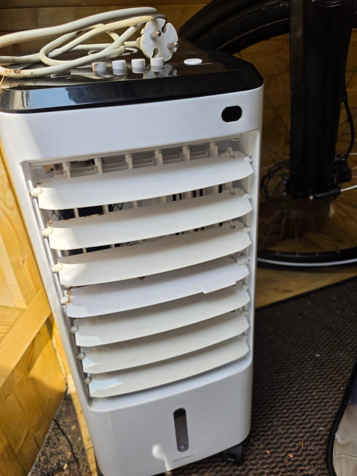 Blokker Mini Airco / Luchtkoeler - Compact en Mobiel, Witgoed en Apparatuur, Airco's, Gebruikt, Minder dan 60 m³, 3 snelheden of meer