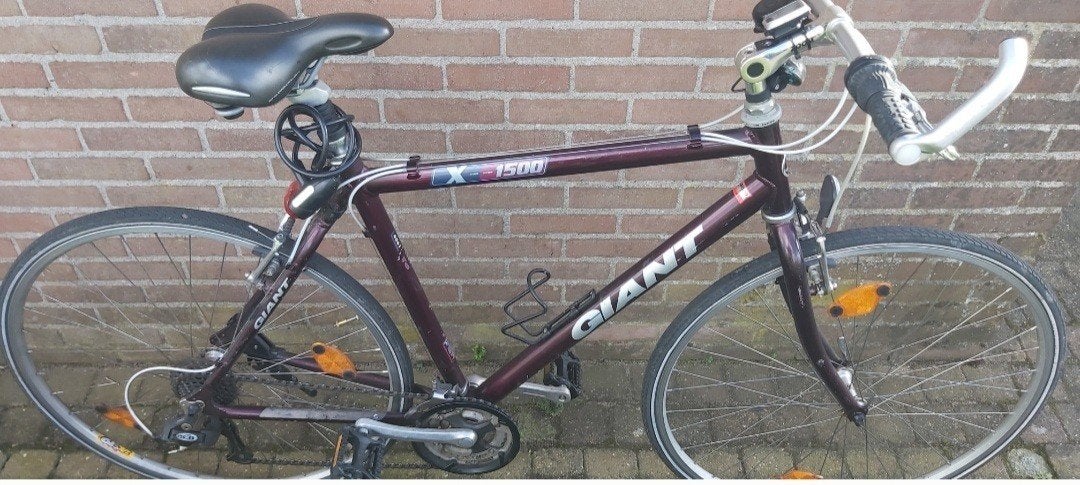 Giant herenfiets, Ophalen, Gebruikt, Meer dan 20 versnellingen, Giant