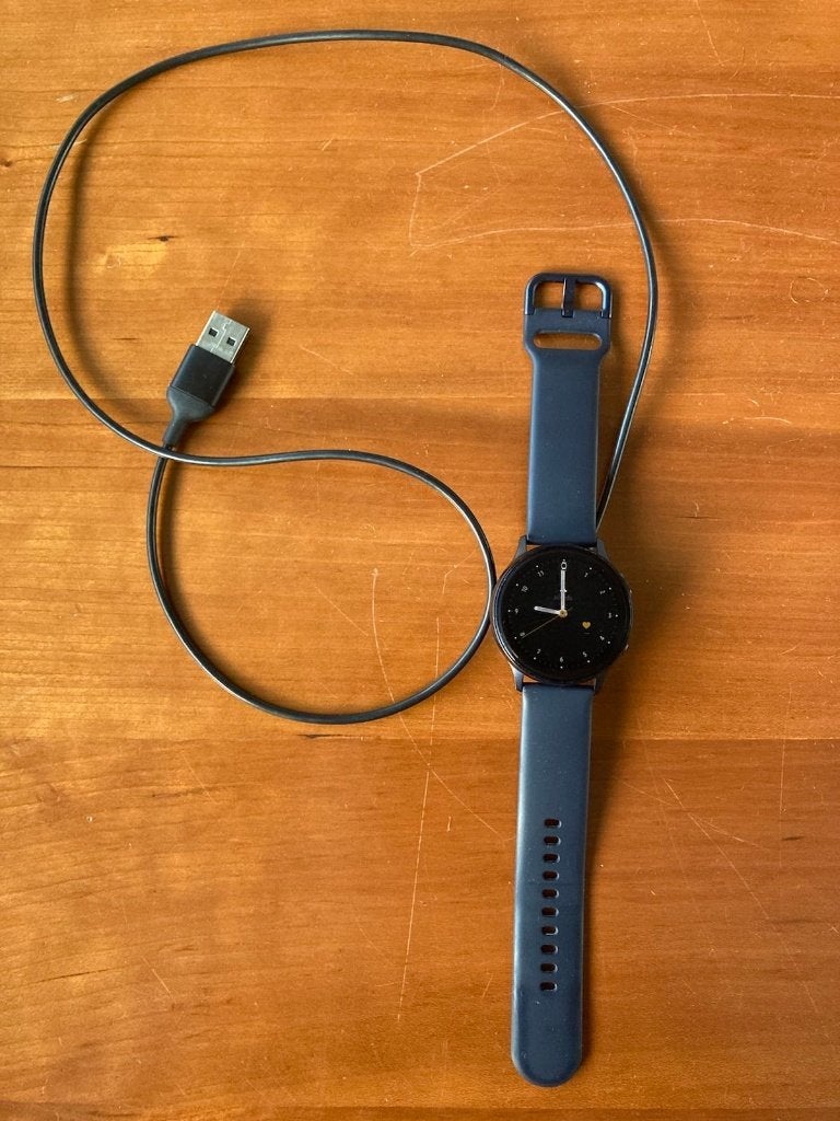 Samsung Galaxy Watch Active 2 - Topconditie, Sieraden, Tassen en Uiterlijk, Smartwatches, Gebruikt, Conditie, Zwart, Ophalen of Verzenden
