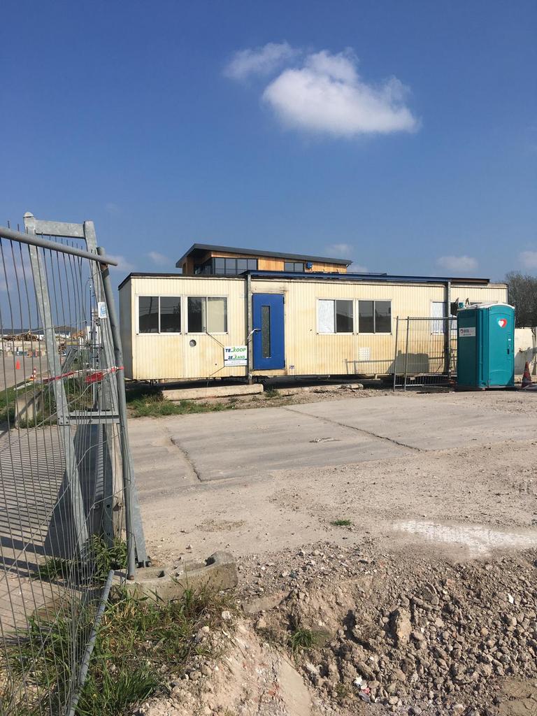 Portocabin woonunit / flexwoning 33m2, Caravans en Kamperen, Stacaravans, Tot en met 2