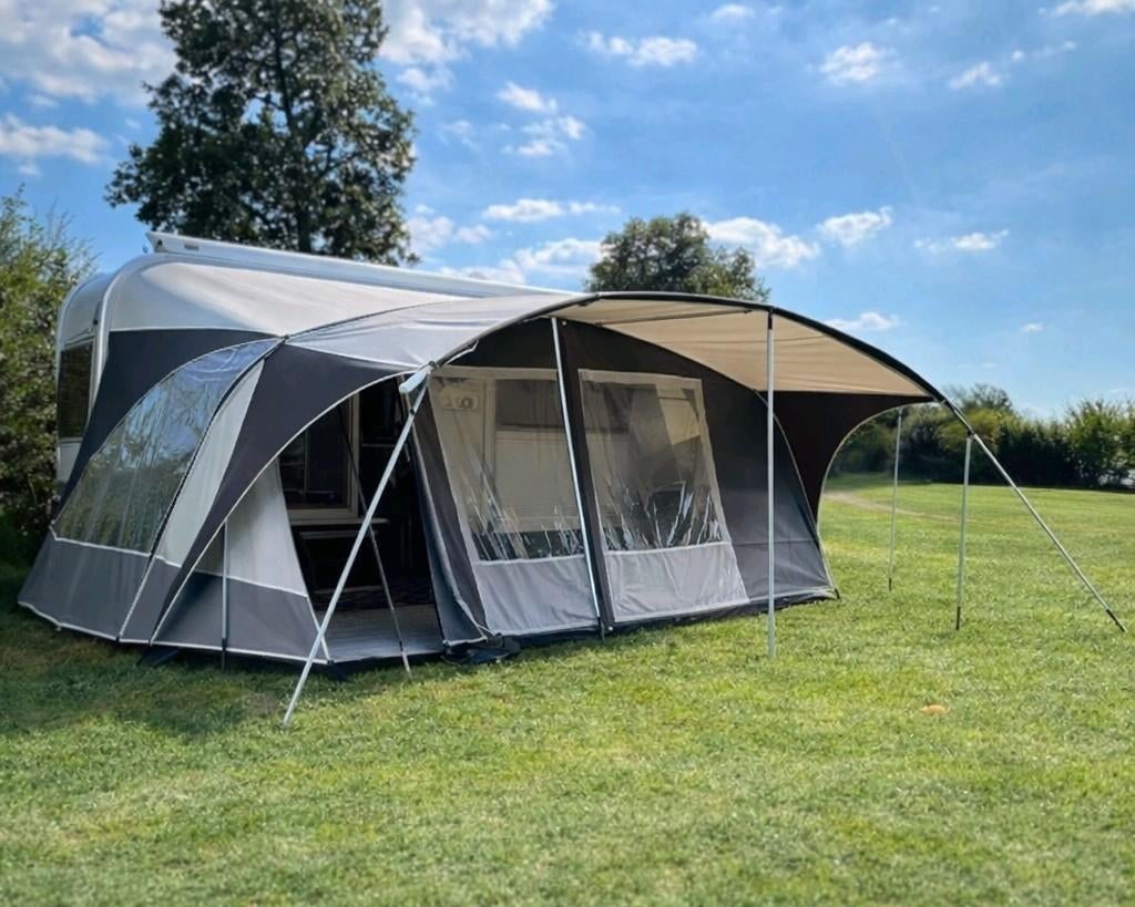 Mega complete Unico Verona maat 10 met voorfront & dakluifel, Caravans en Kamperen, Voortenten en Luifels, Ophalen of Verzenden
