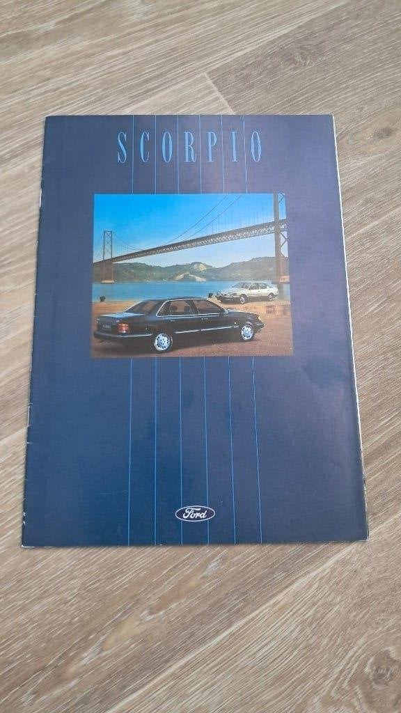 autofolder Ford Scorpio, Ophalen of Verzenden, Gelezen, Ford