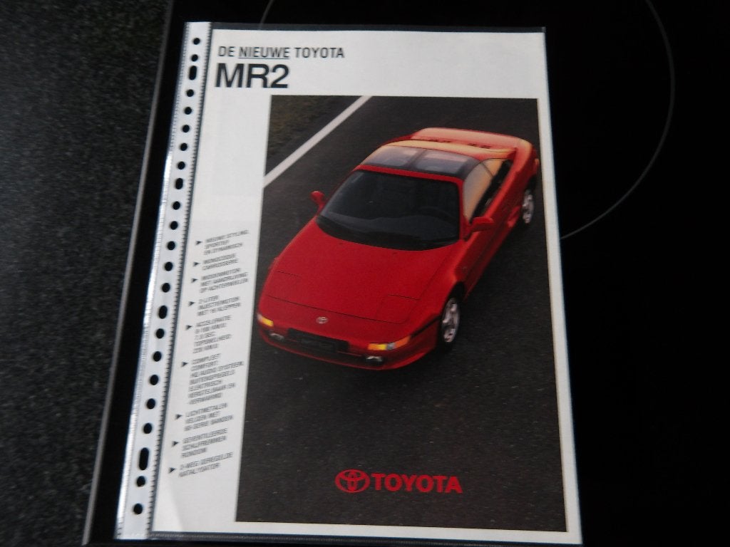 Toyota MR2 Brochure - De Nieuwe Toyota MR2, Ophalen of Verzenden, Zo goed als nieuw, Toyota