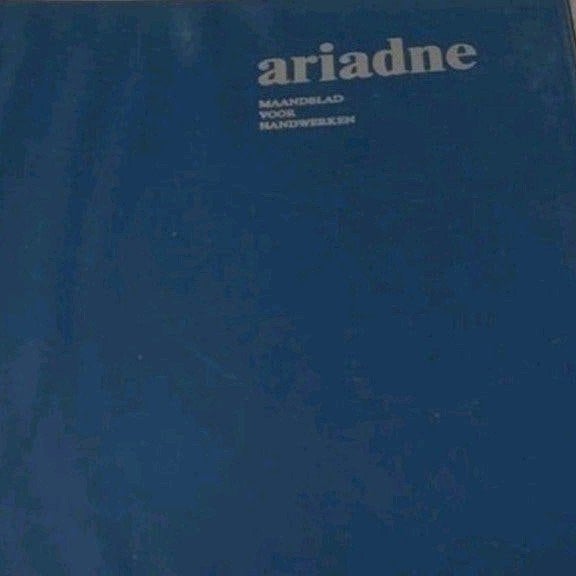 OUDE ARIADNE MAP MET OUDE ARIADNE HANDWERK BLADEN, Ophalen of Verzenden