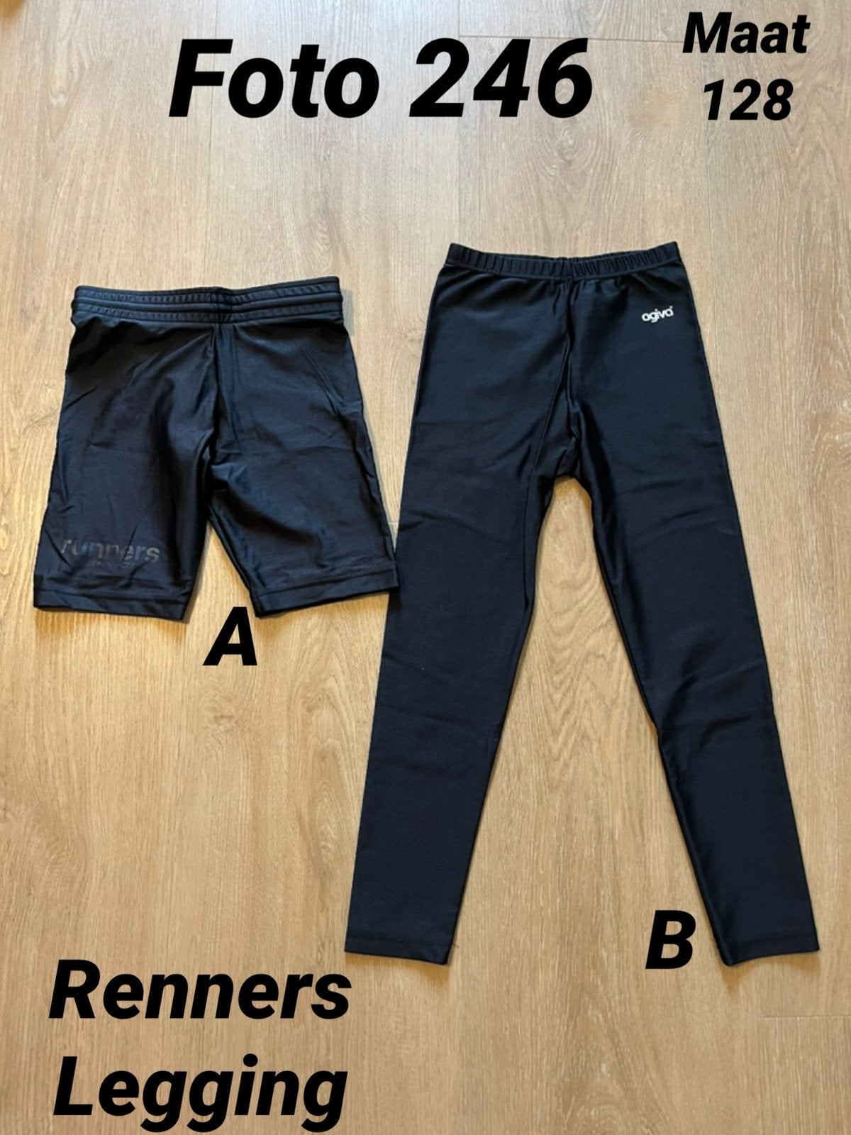 Legging runnung rennen jongen/meisje maat 128 *foto 246*, Ophalen of Verzenden, Zo goed als nieuw, Meisje, Broek