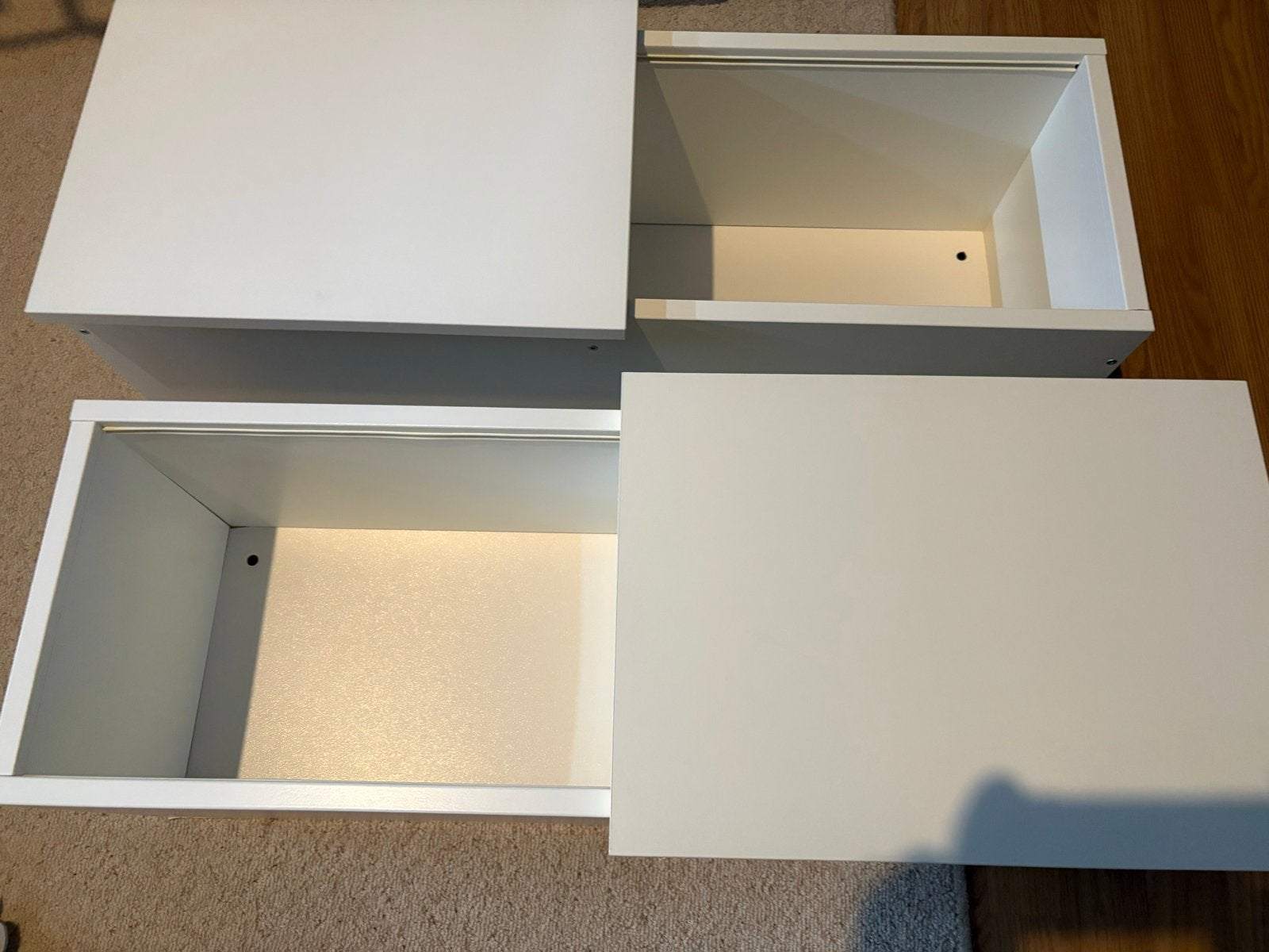 2 IKEA wandkasten met schuifdeur, Ophalen, Overige materialen, Gebruikt, Minder dan 150 cm