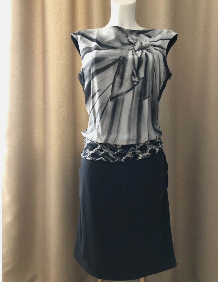 Luisa Cerano mooie high end jurk mt 46 ZGAN, Kleding | Dames, Jurken, Ophalen of Verzenden, Zo goed als nieuw, Maat 46/48 (XL) of groter