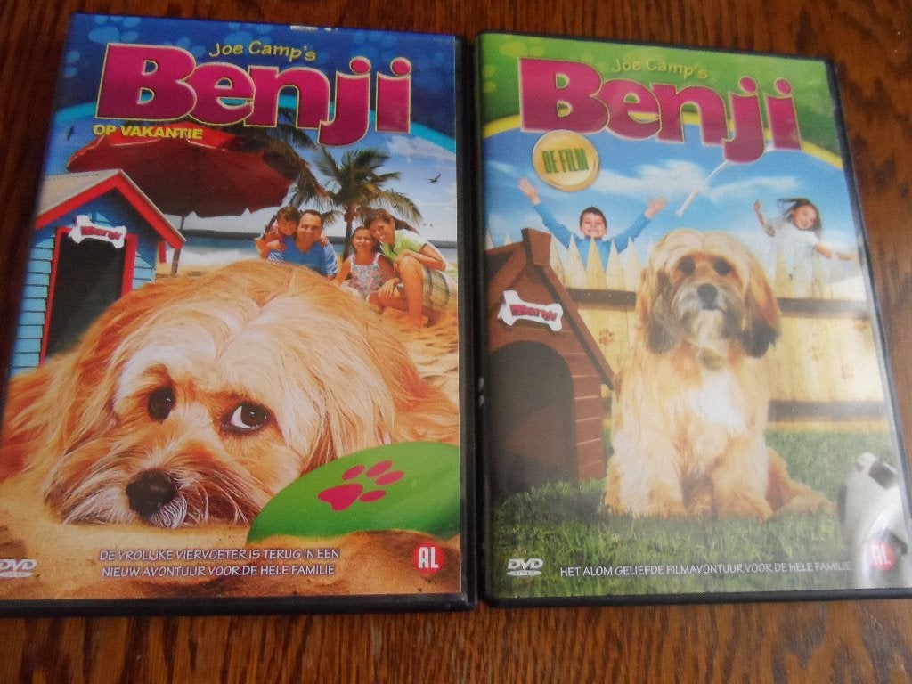 DVD's Benji 2 X, Avontuur, Alle leeftijden, Ophalen of Verzenden, Zo goed als nieuw