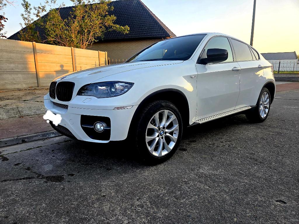 BMW  X6  3.5I  X-DRIVE, Auto's, BMW, Automaat, Navigatiesysteem, Wit, Overige kleuren