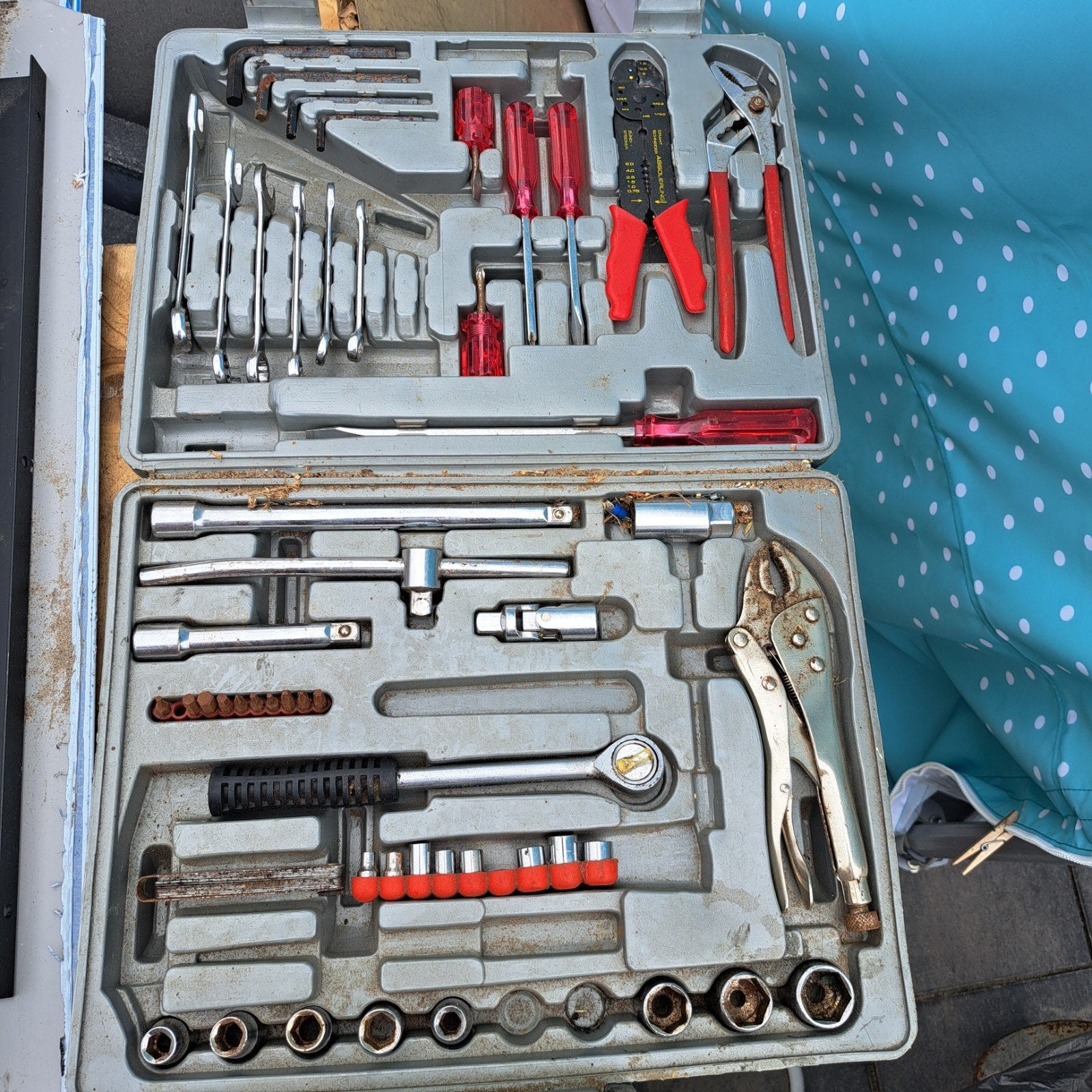 Gereedschapset doppendoos  inch/mm (niet compl., Ophalen