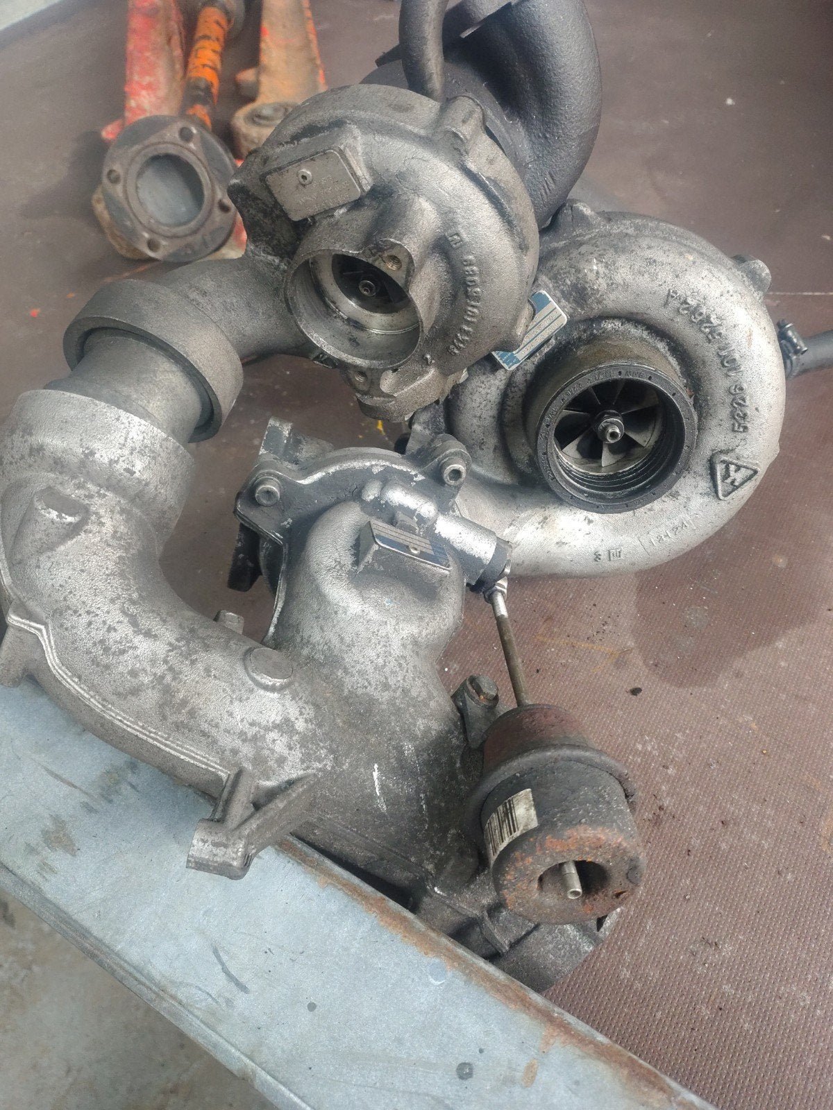 Dubbele Turbo voor BMW 535d 272pk M57, Ophalen of Verzenden, Gebruikt, BMW
