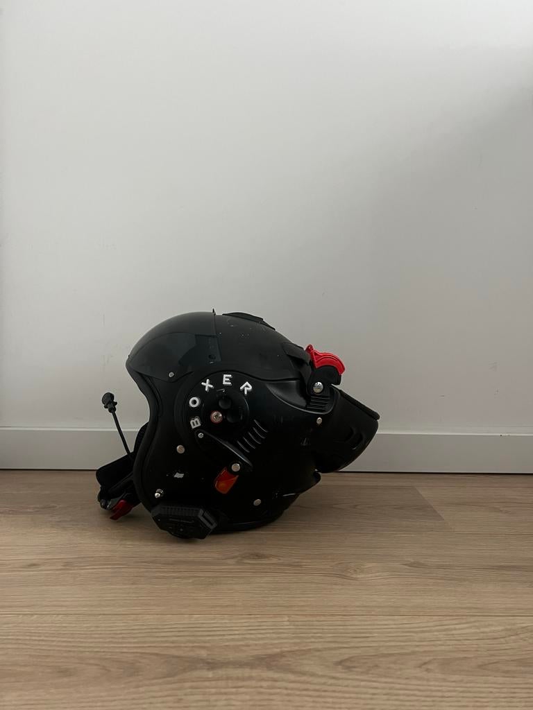 Boxer helm met geluidssysteem, maat M, M, Systeemhelm, Tweedehands, Ophalen