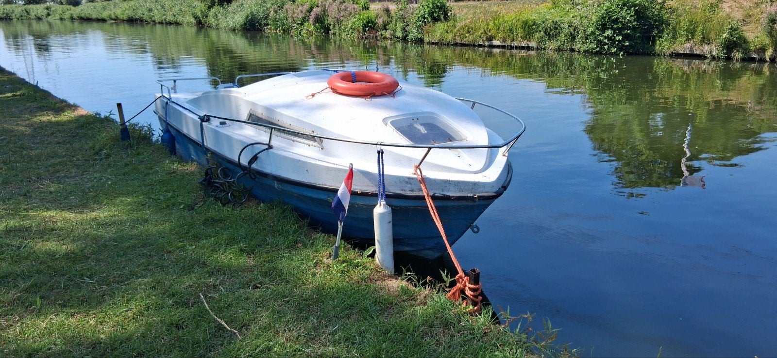 Kajuitboot met buitenboordmotor - Opknapper, Watersport en Boten, Motorboten en Motorjachten, Overige merken, Gebruikt, Kajuitboot