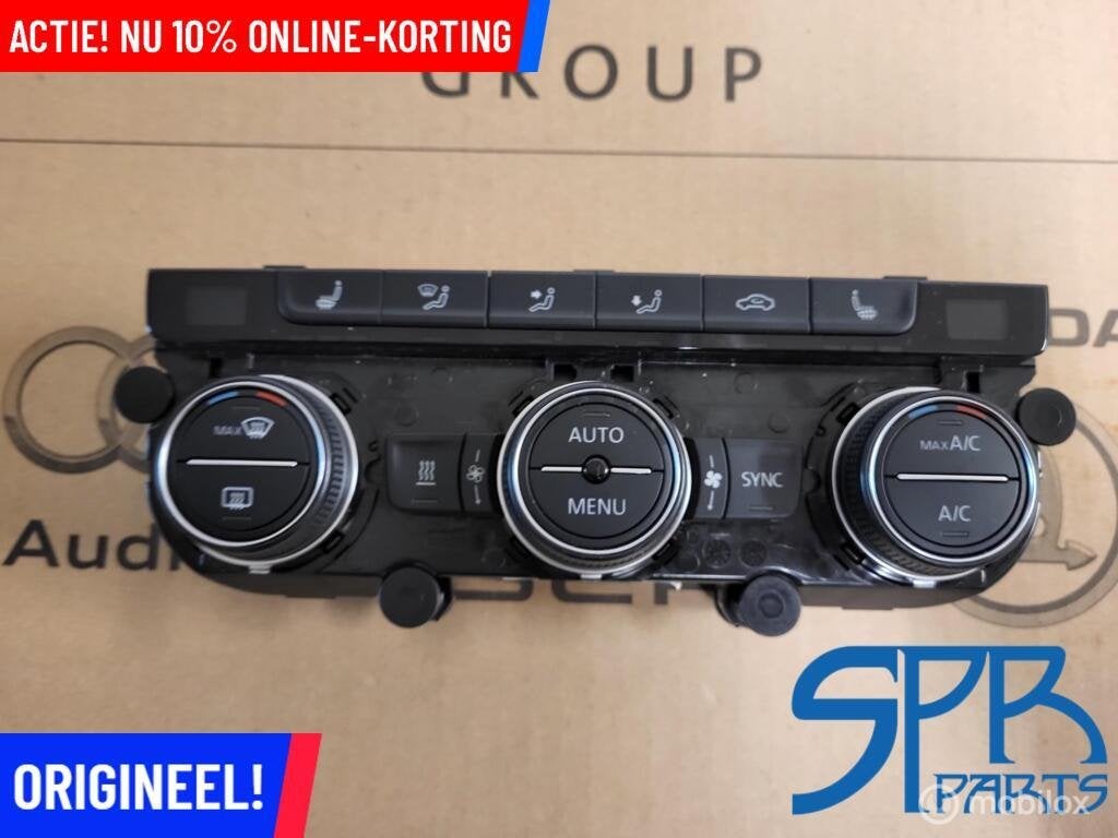 GOLF 7 Climatronic paneel 5G0907044BE CLIMATE CONTROL UNIT, Gebruikt, Volkswagen, Ophalen of Verzenden, Volkswagen