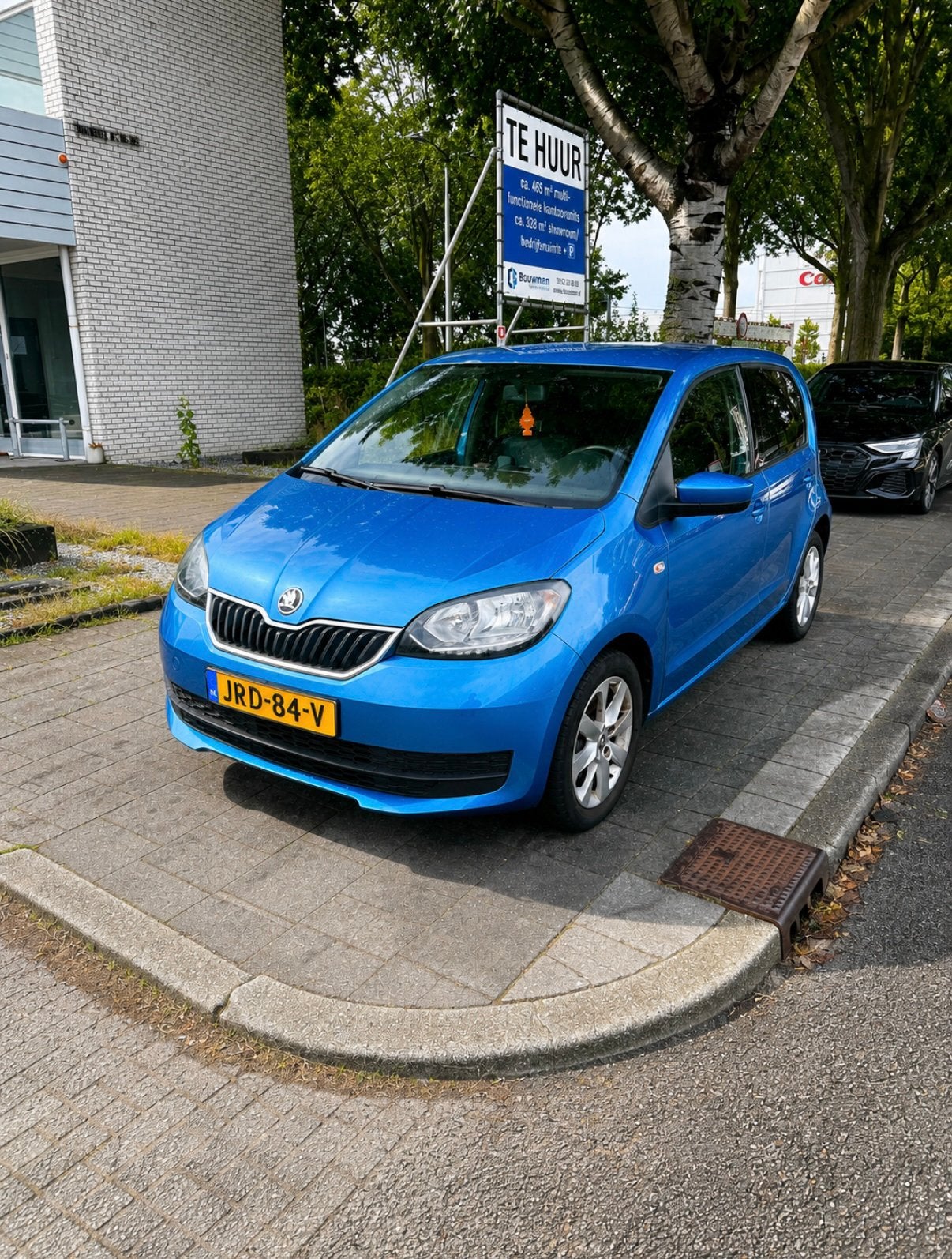 Skoda Citigo 1.0 T 55KW 5D 2019 Blauw, Auto's, Voorwielaandrijving, Zwart, Alcantara, Bedrijf