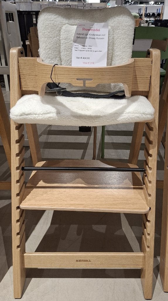 Kidsmill Up! Kinderstoel incl Babyset en kussentje, Ophalen, Zo goed als nieuw