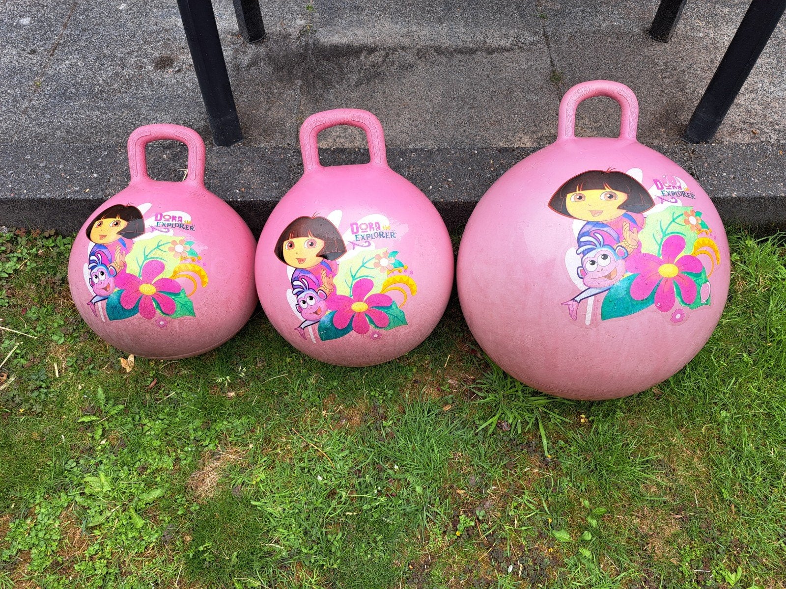 Set van 3 Dora the Explorer skippyballen, Ophalen, Gebruikt, Jongen of Meisje