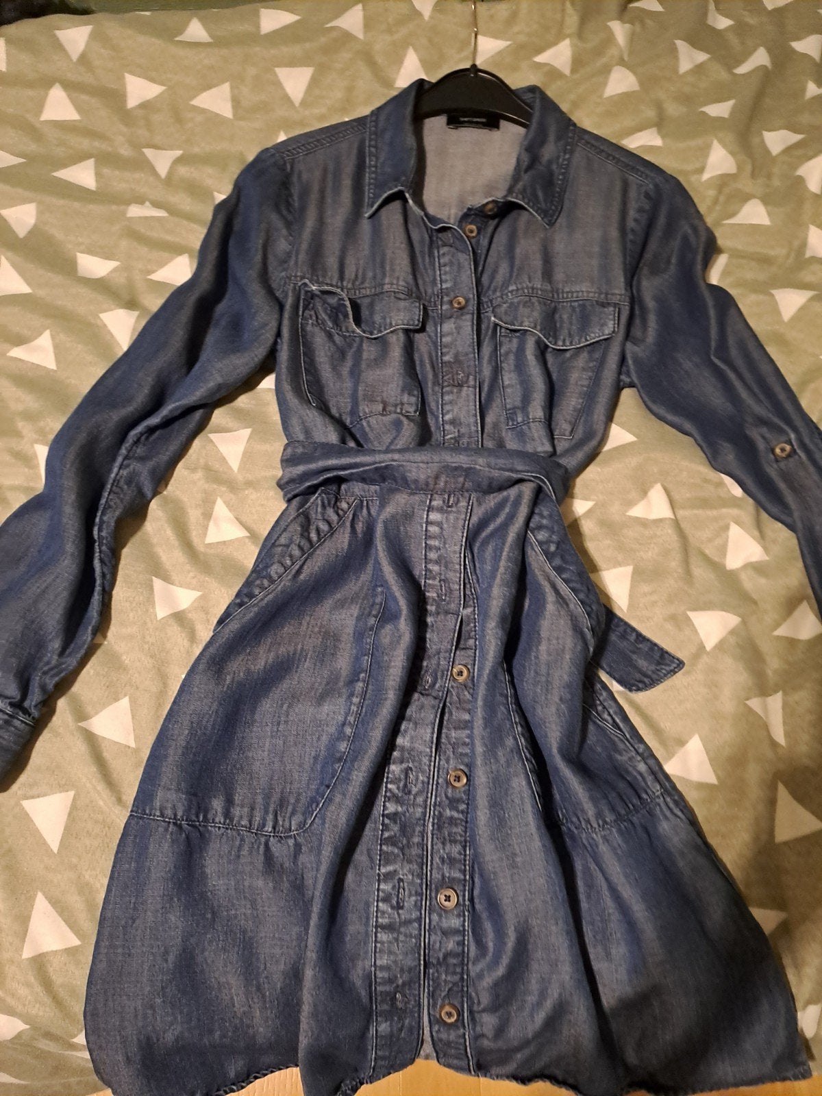 Yessica spijkerjurk met ceintuur - maat M, Kleding | Dames, Maat 38/40 (M), Blauw, Yessica, Ophalen of Verzenden