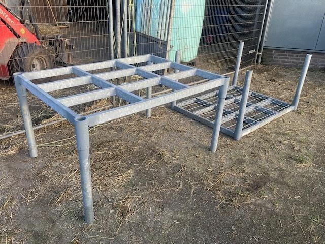 Gebruikt stapelrekken opslagrek stapelpallet transportpallet, Ophalen, Gebruikt, Layher, Info@vnhnuland.nl