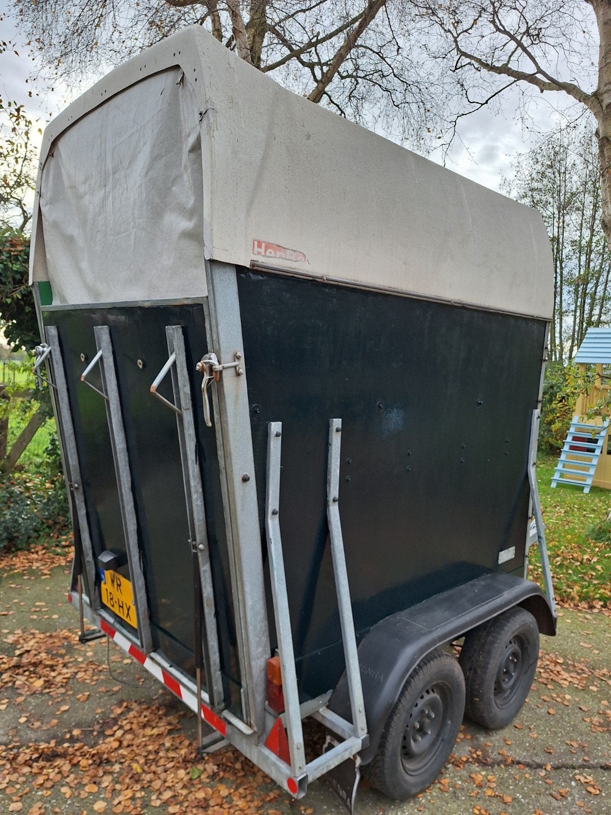 Mooie stevige HENRA paardentrailer, Ophalen of Verzenden, Gebruikt