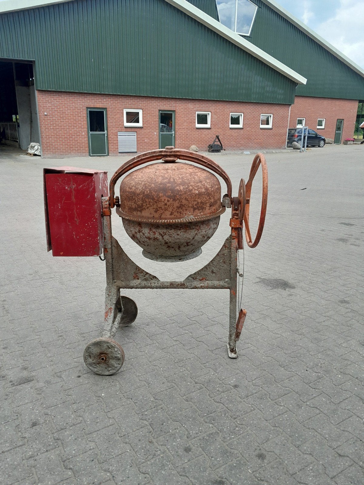 Robuuste cementmolen, Doe-het-zelf en Verbouw, Betonmolens, Ophalen, Gebruikt