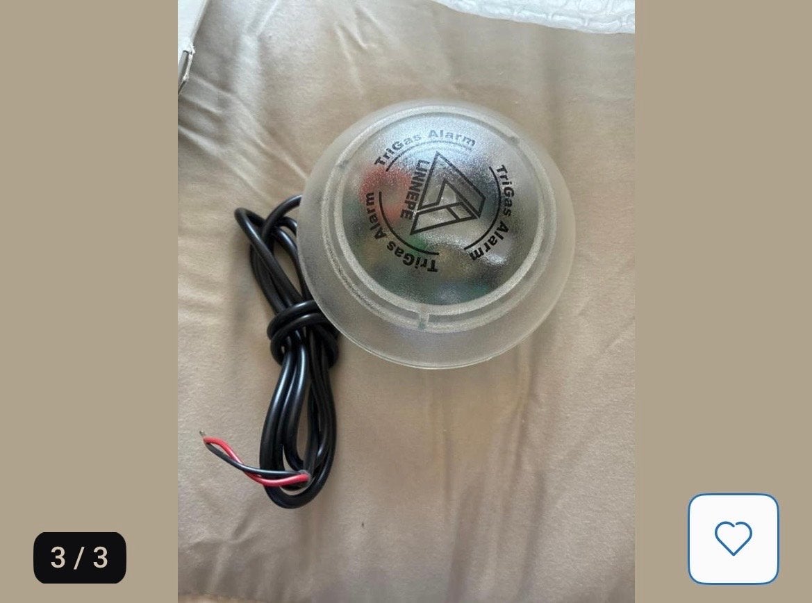 TriGasAlarm! Linnepé gasmelder voor camper/caravan, Ophalen of Verzenden, Zo goed als nieuw, Detector, Sensor of Melder, Overige soorten