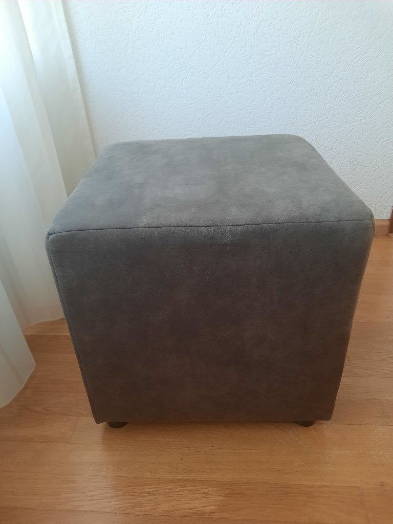 Voetenbank, Ophalen, Gebruikt, 125 cm of meer, Stof