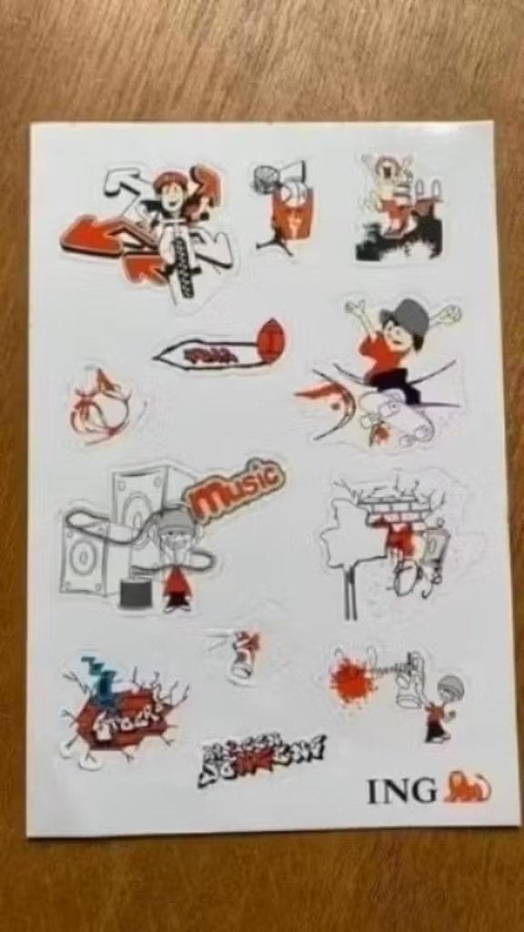Stickers ING, Verzamelen, Ophalen of Verzenden, Nieuw, Merk
