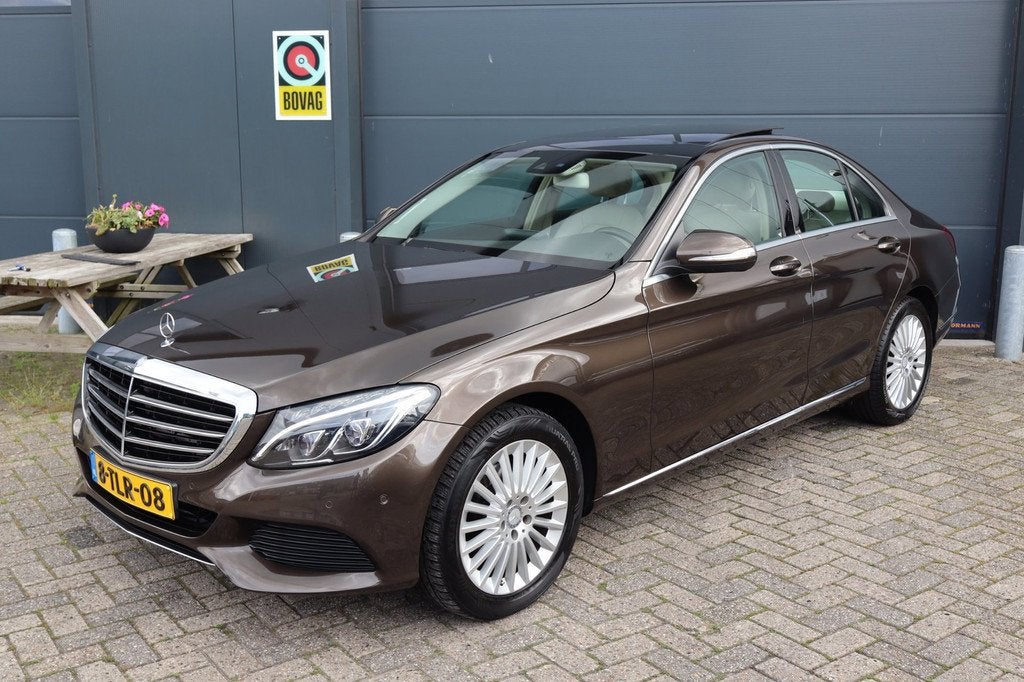 Mercedes-Benz C-klasse 180 Prestige Comfort-Automaat-schuifk, Automaat, Euro 6, Beige, Bedrijf